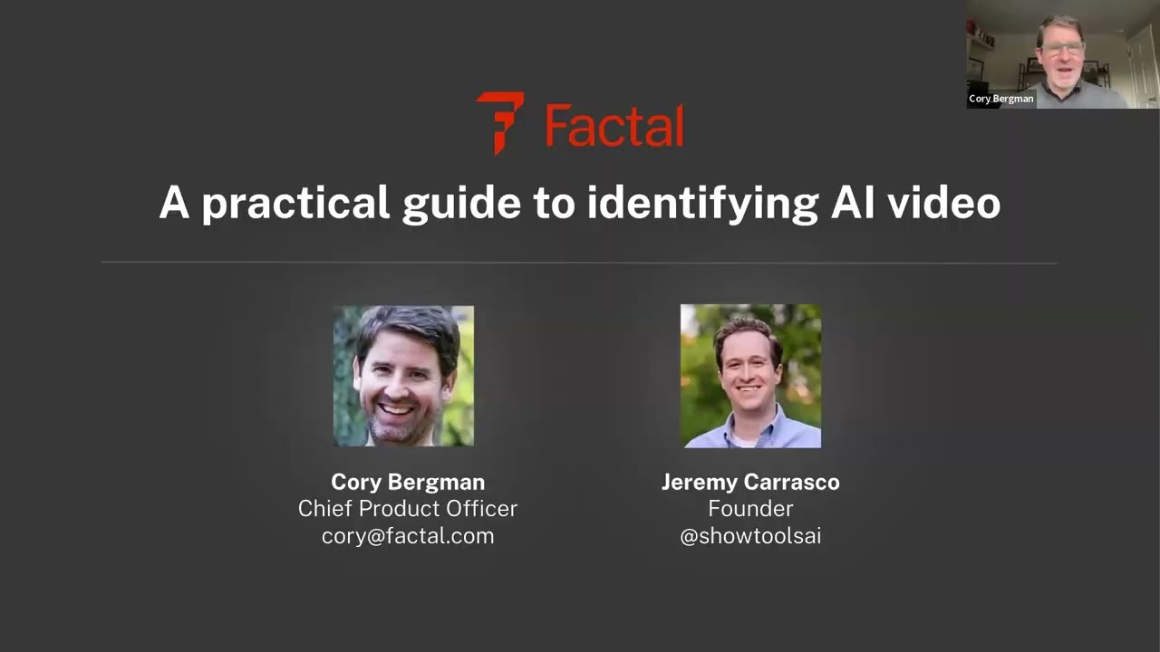 Highlight Reel: A Practical Guide to Identifying AI Videos for Security and Risk Intel Professionals