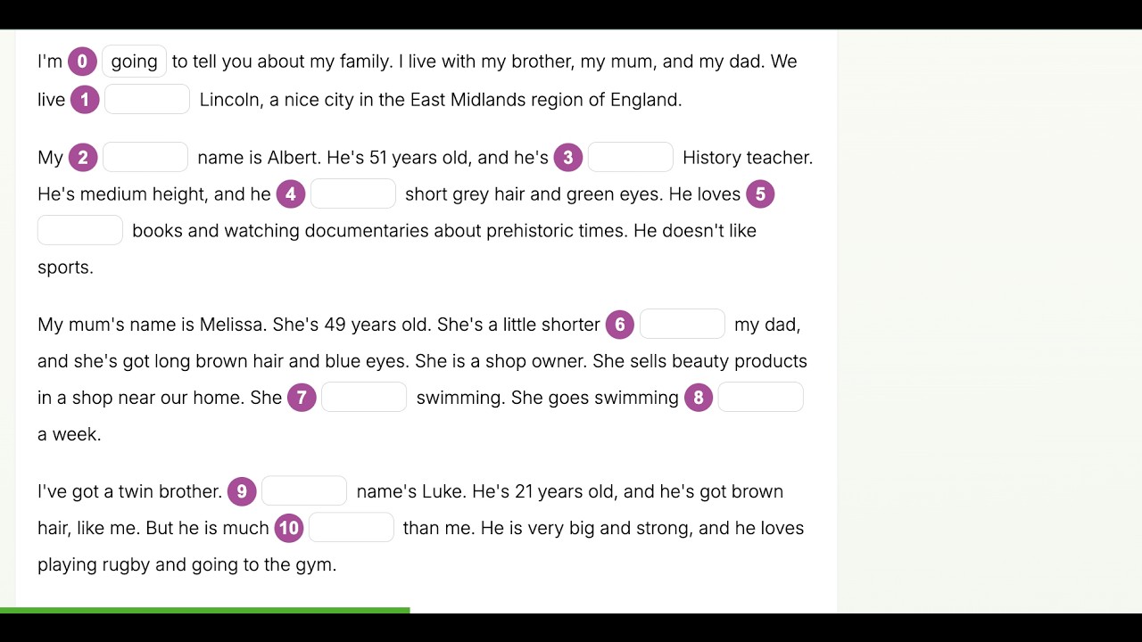 Writing about my family