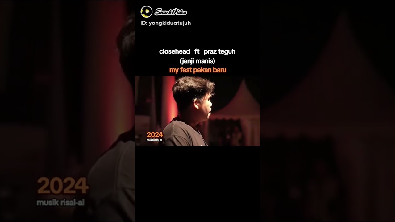 janji manis - closehead 