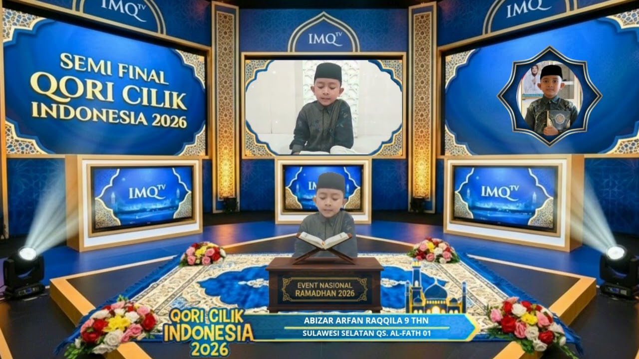 TOP 10||SEMI FINAL|ABIZAR ARFAN RAQQILA 9 THN |SULAWESI SELATAN||QORI CILIK INDONESIA 2026||