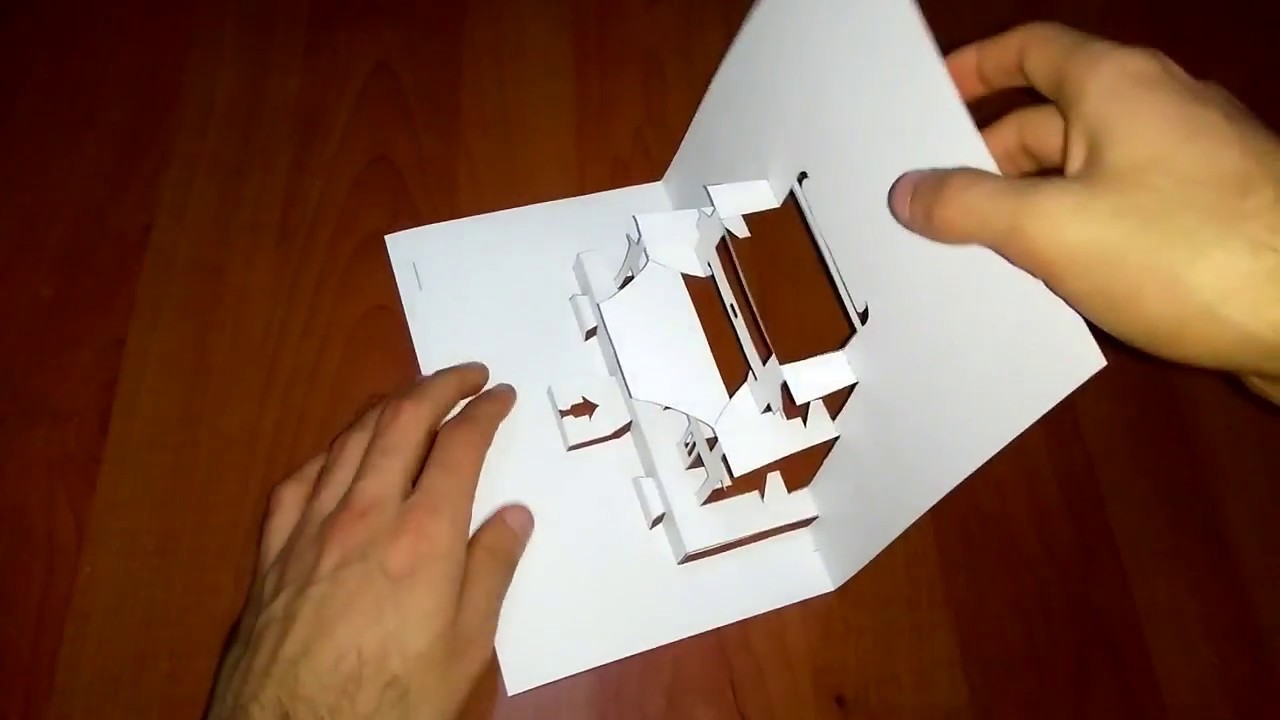Pop-Up Sculpture and Pop-Up Brochure for Real Estate make and learn