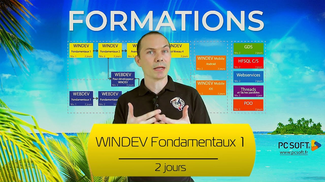 Pr&eacute;sentation de la formation WINDEV Fondamentaux 1