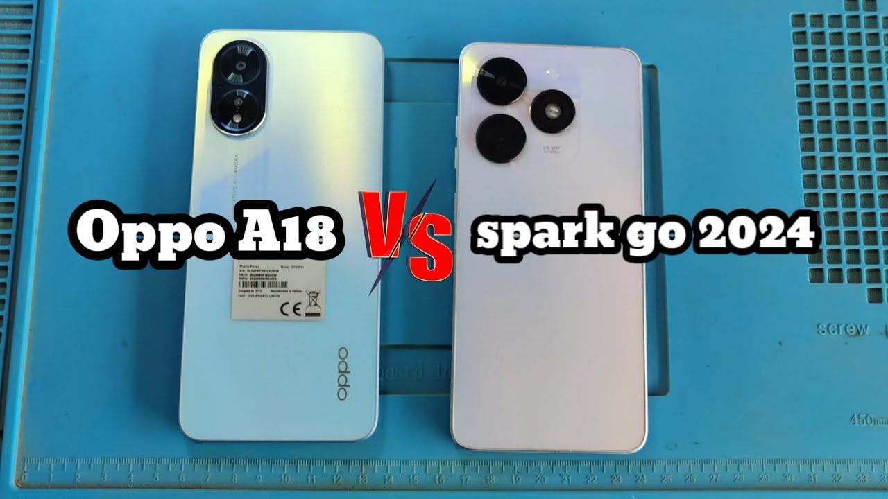 oppo a18 vs tecno spark go 2024 speed test