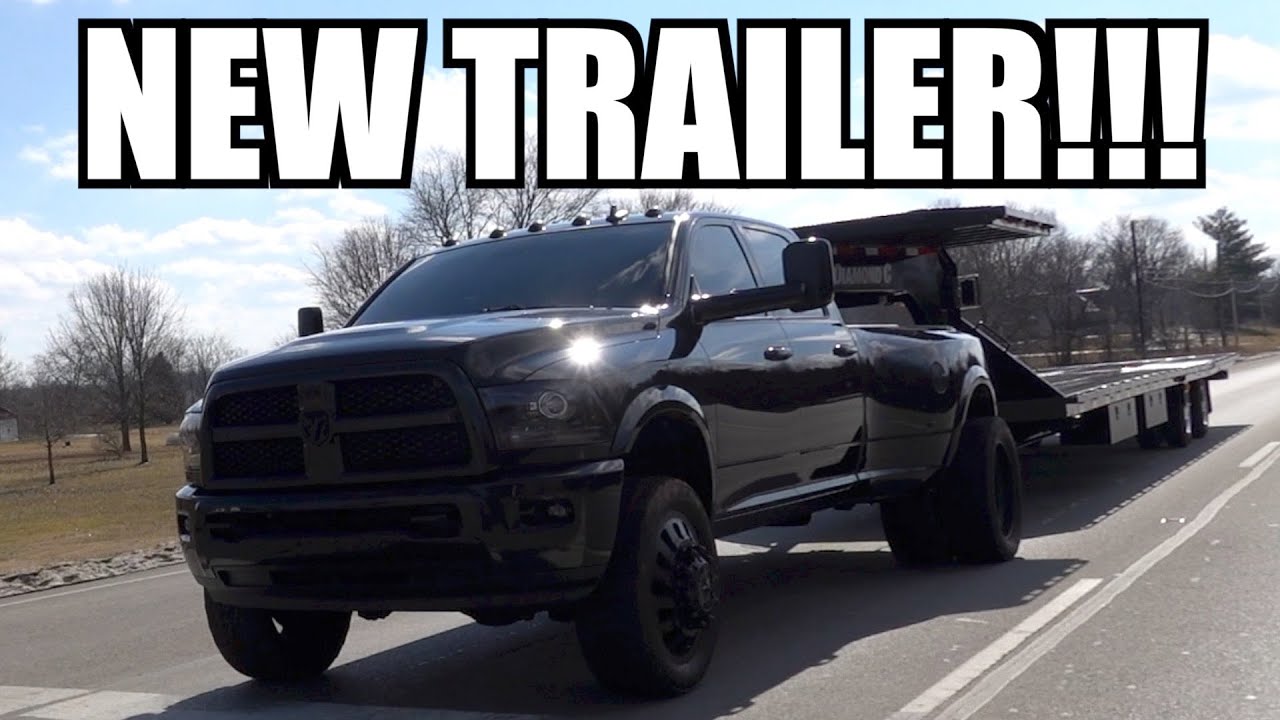 NEW GOOSENECK TRAILER IS HERE!!! FULL WALK AROUND TOUR!!!