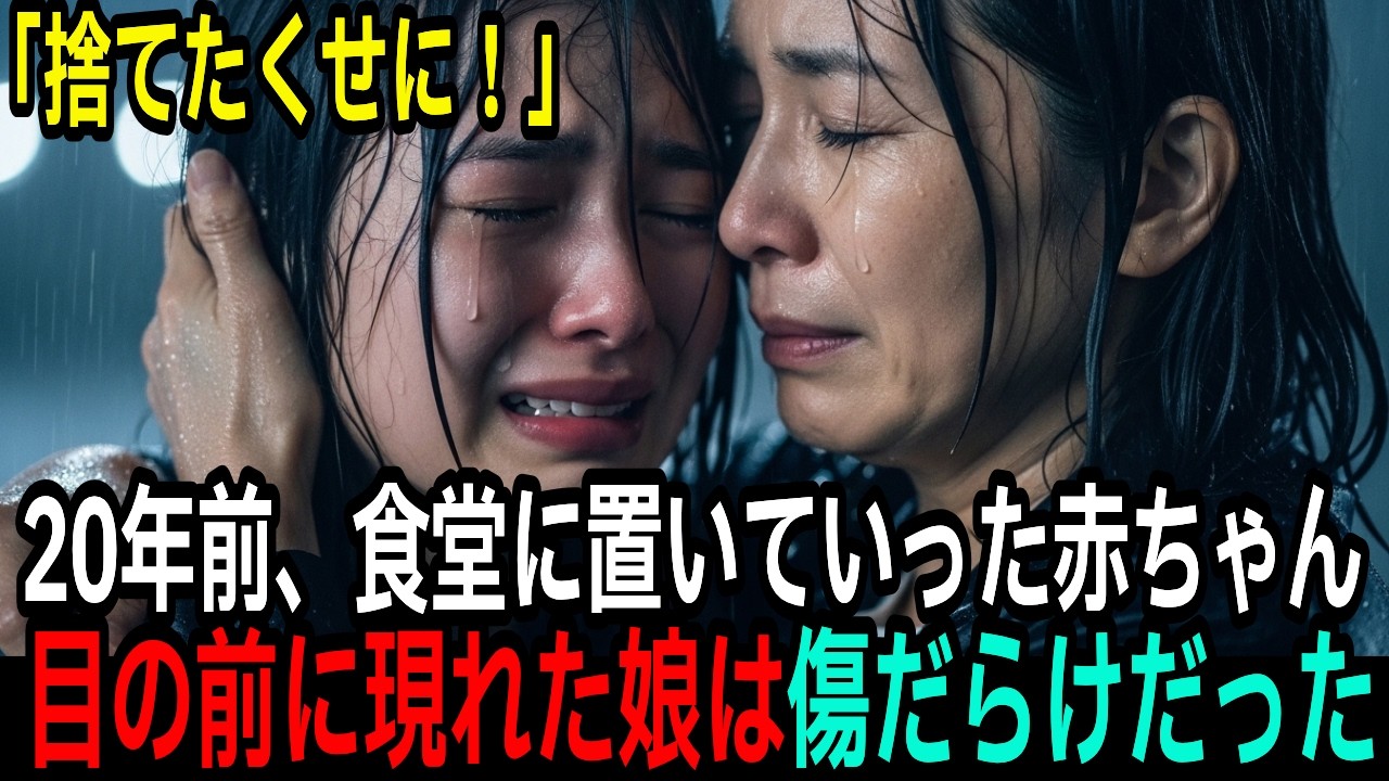 「捨てたくせに！」20年前ベイビーボックスに預けた娘と京都の食堂で再会した結果…【感動する話】【心に残る物語】