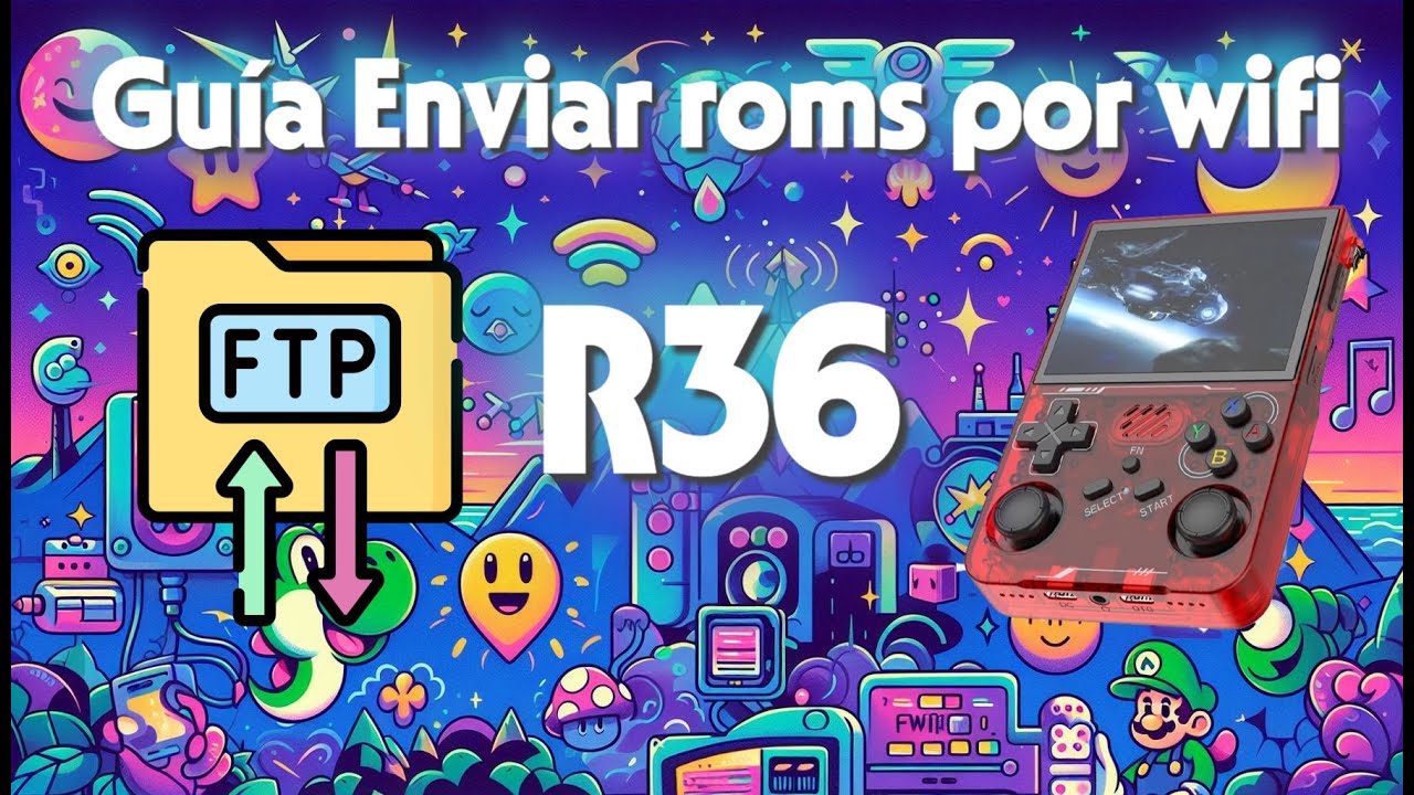Enviar archivos en R36S, R36XX o cualquier otra R36 por wifi sin sacar tarjeta ni dispositivos extra