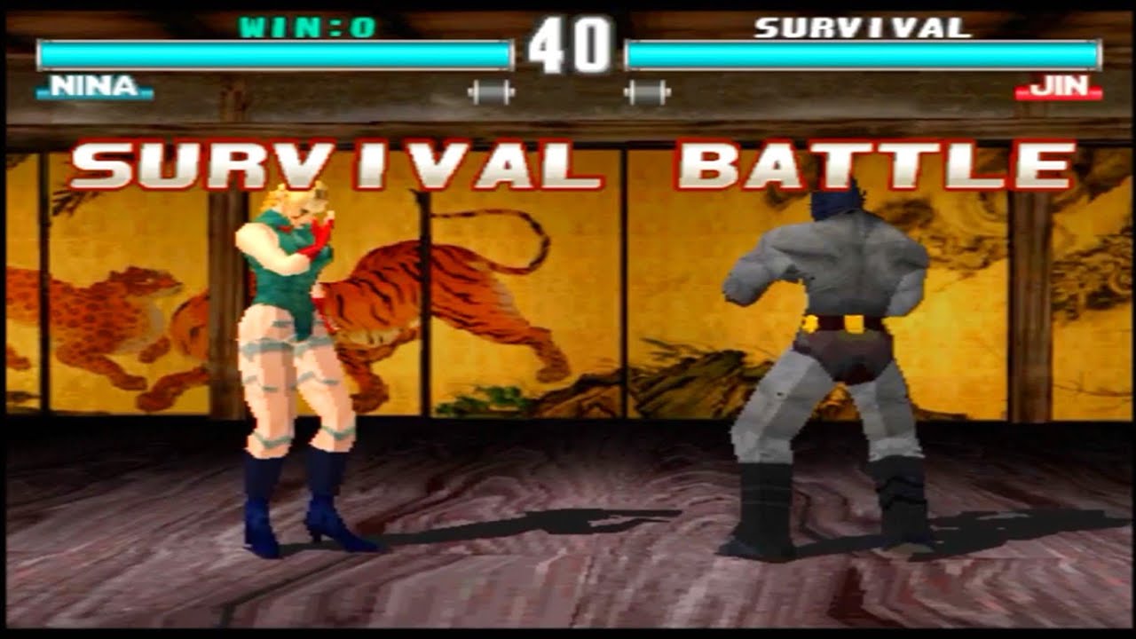 Прохождение игры Tekken 3 в режиме выживания с Ниной Уильямс | Игра Tekken 3 2025