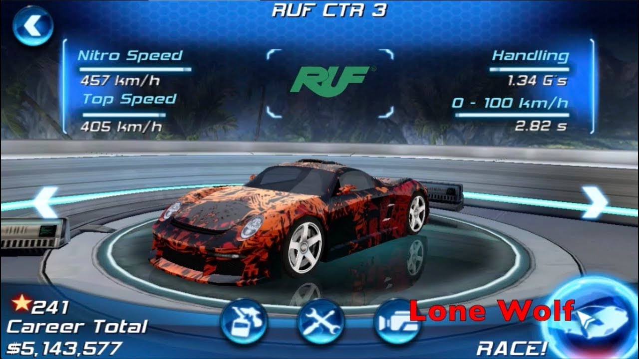Asphalt 6: Adrenaline #102 Racing with a RUF CTR 3 in Shanghai