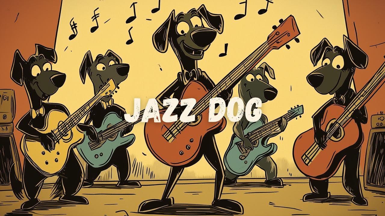 Relaxing Jazz Music: 10 Soothing Tracks | Animated Dog Band Chill Session | Relax Your Body & Mind