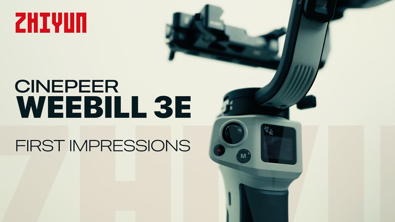 ZHIYUN Weebill 3E Gimbal First Look | Back to Basics.