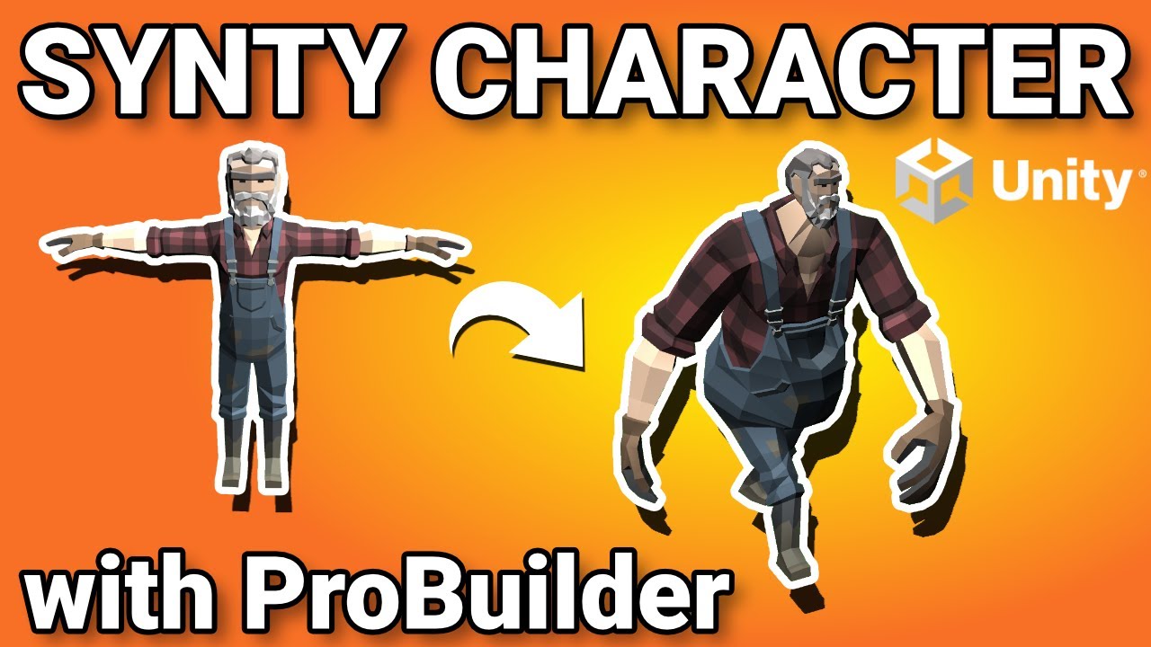 Unity Tutorial: How to Modify Synty Low-Poly Characters with ProBuilder in Unity