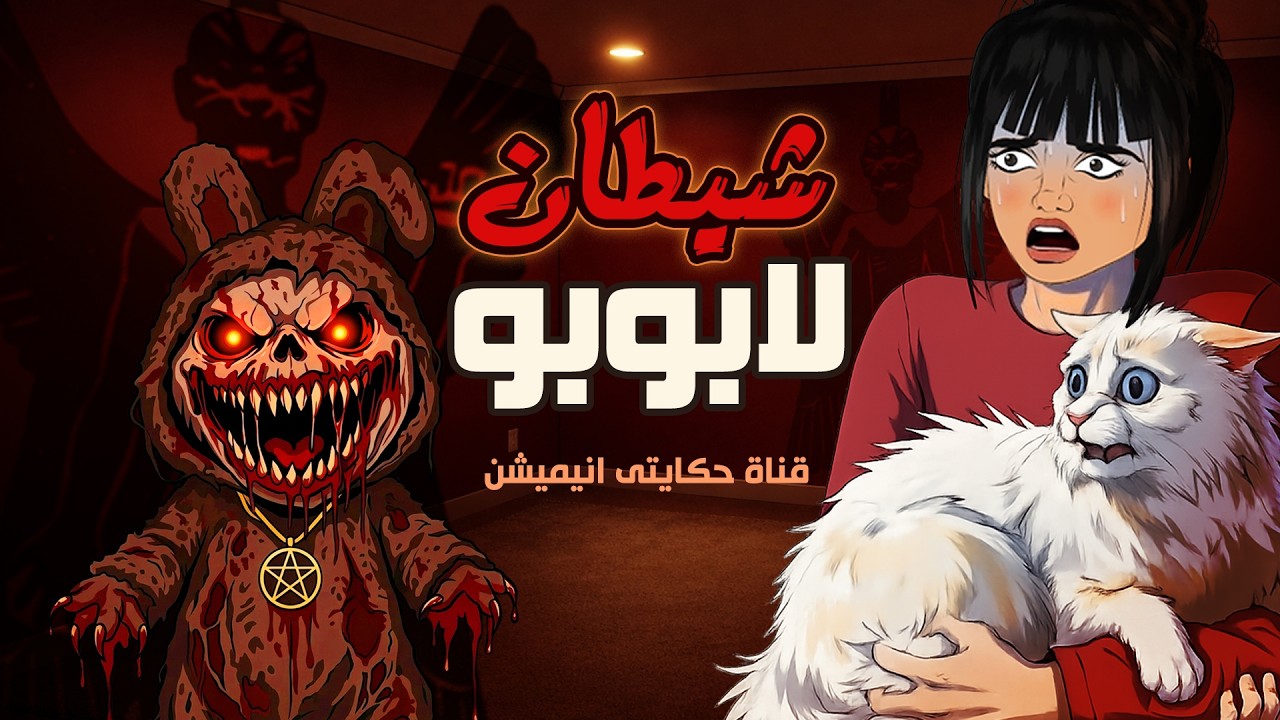 دمية لابوبو المسكونة حكايتي انيميشن | قصص رعب انيميشن