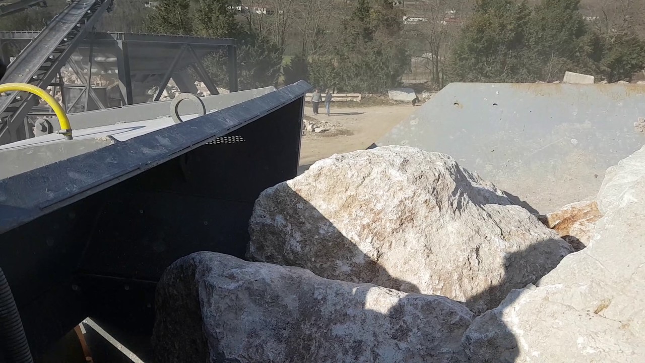 Impianto di Frantumazione, selezione inerti. Crushing and Screening Plant