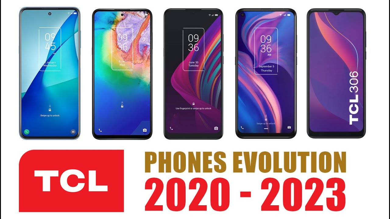 TCL all Phones Evolution and History 2020-2023
