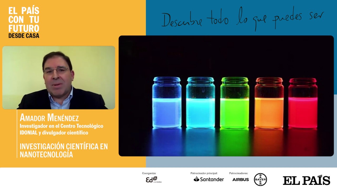 Amador Menéndez - Investigación científica en nanotecnología