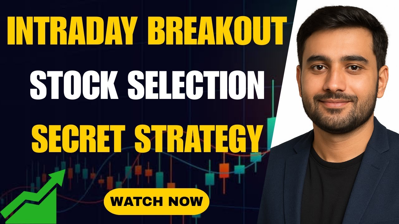 How To Find Stock Before Big Move | Intraday Stock Selection Best Strategy | Intraday Trading