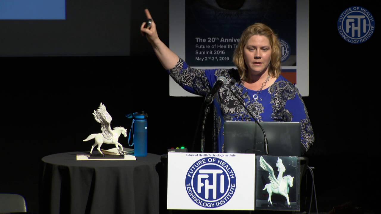Shari Heath at 20th Future of Health Technology Summit produced by Renata Bushko