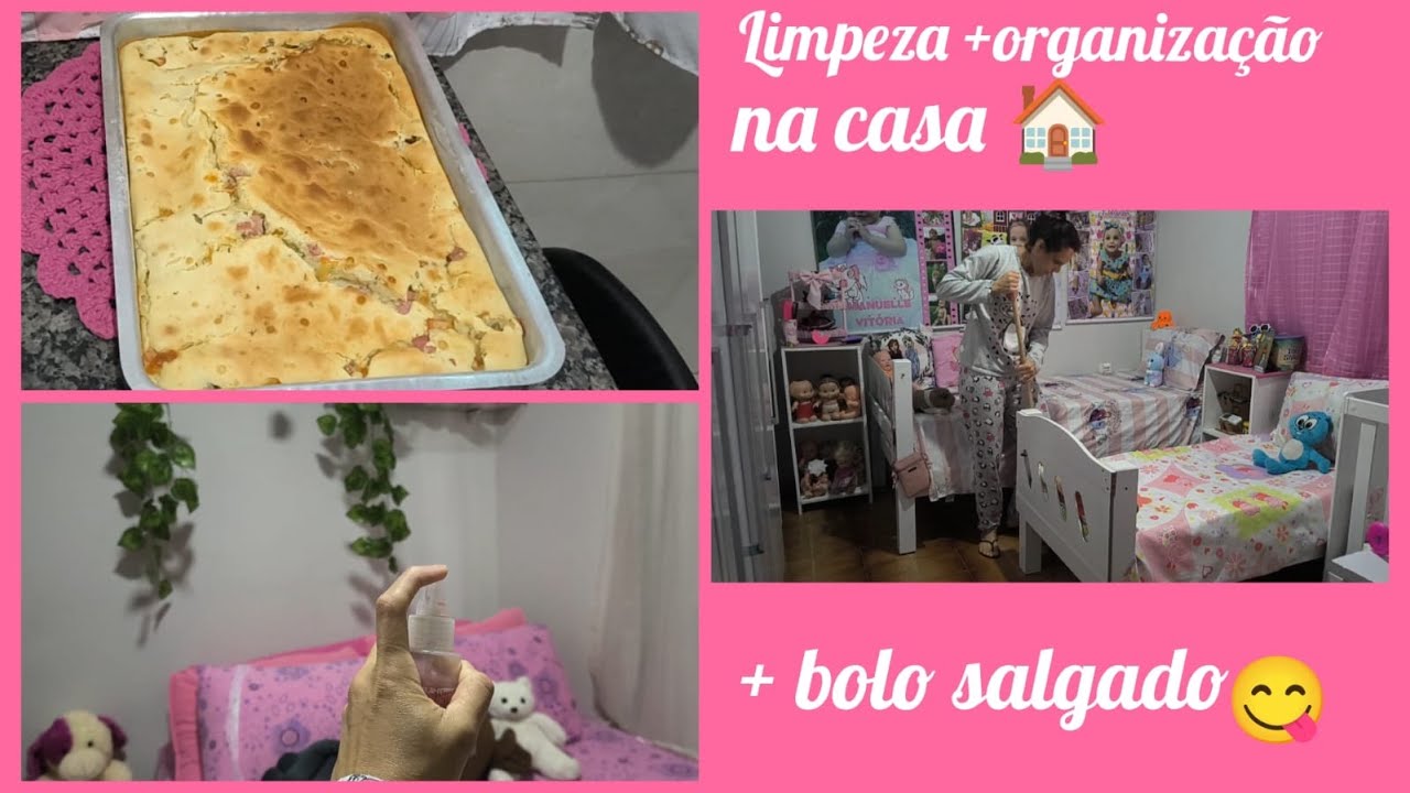 Limpeza e organização na casa + Bolo salgado,,, Vem comigo gente linda!
