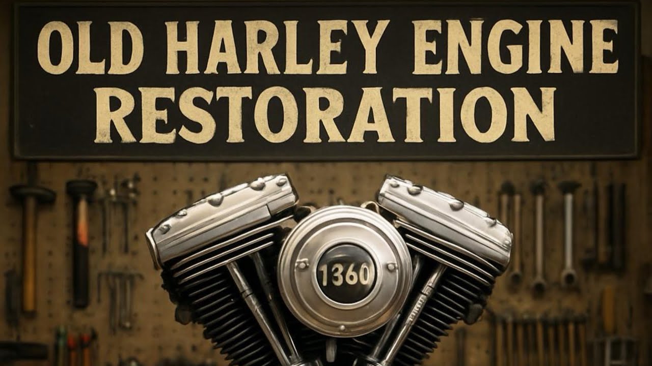 HARLEY DAVIDSON ENGINE RESTORATION #harleydavidson 