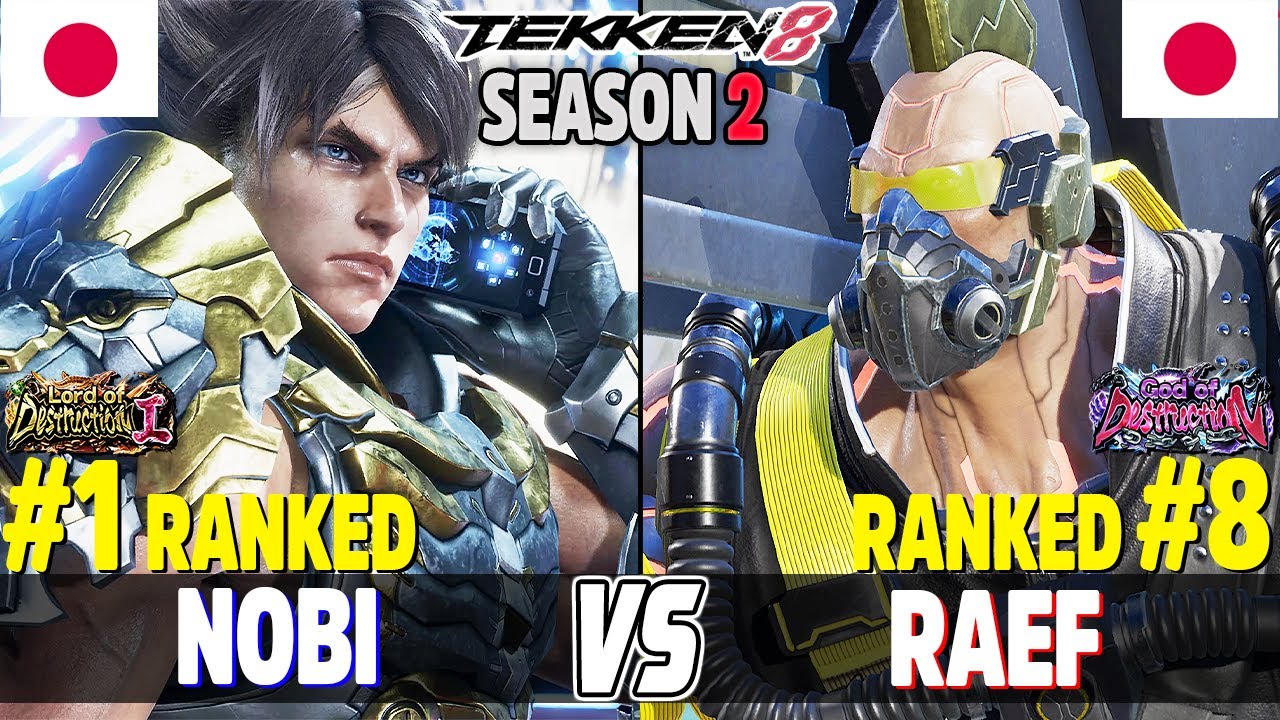 Tekken 8  ▰  NOBI (#1 Ranked Lars) Vs HARU (#8 Ranked Jack-8) ▰ Epic Ranked Matches!