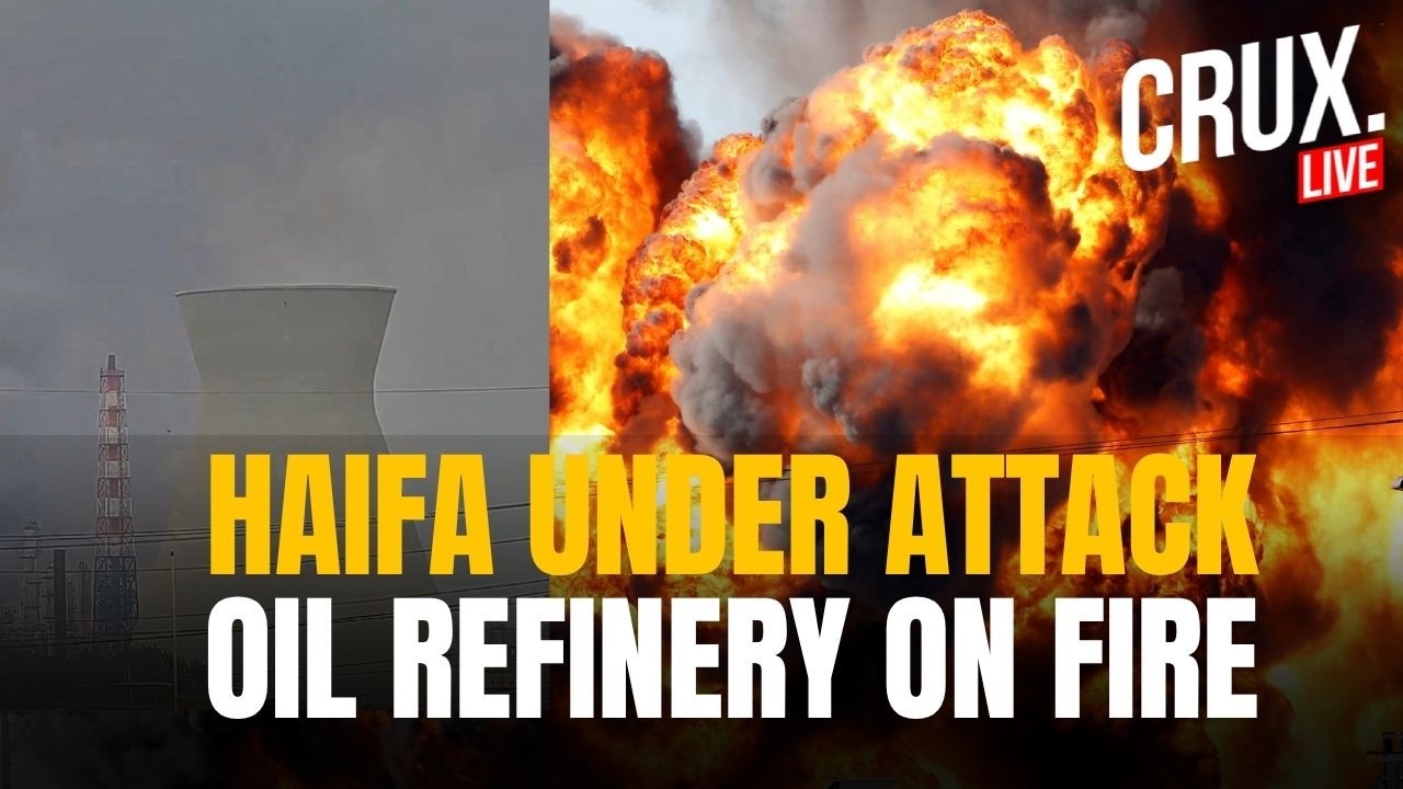 BREAKING LIVE | Israel's Haifa Under Attack, Oil Refinery Burns After Iran-Hezbollah Missile Strike