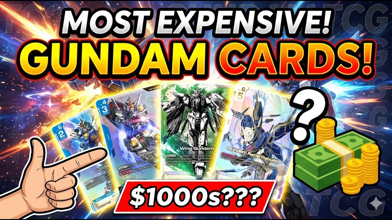 TOP 10 Most Expensive Gundam Cards in 2026 📈 Steel Requiem, Newtype Rising, Dual Impact and Beta!