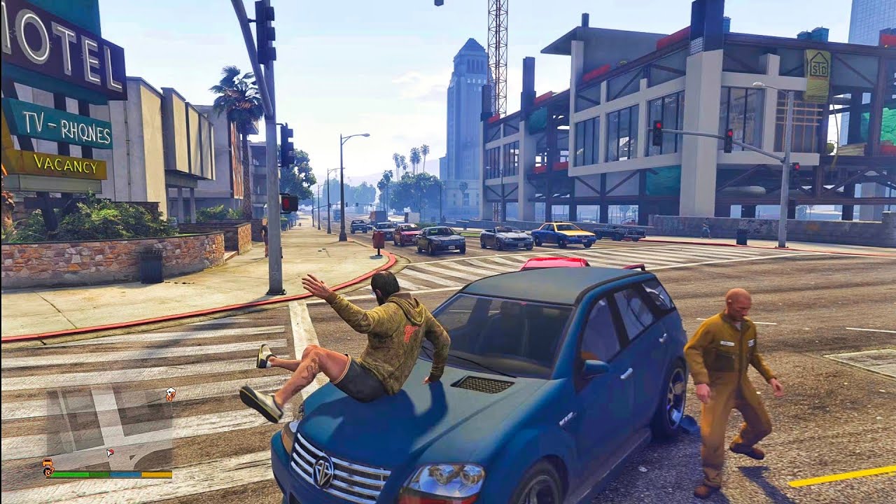 Grand Theft Auto V PS5 Free-roam Gameplay #1759
