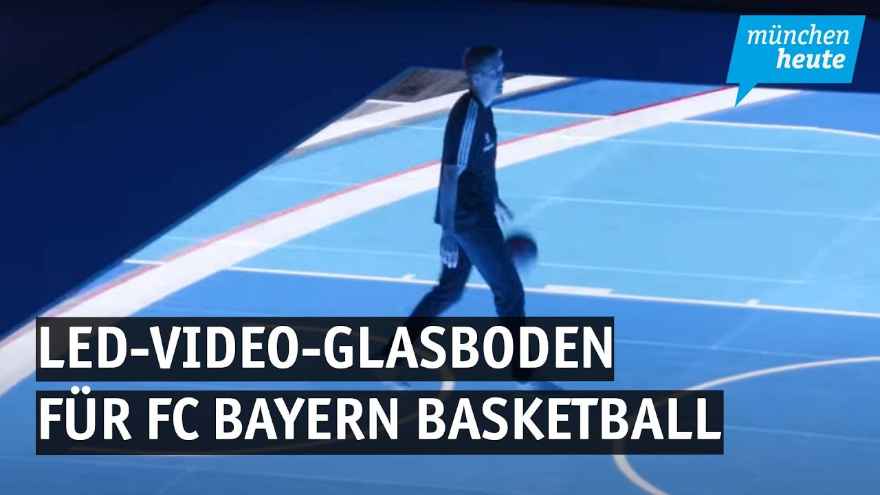 Erleuchtet – FC Bayern Basketball startet auf weltneuem LED-Video-Glasboden in die Saison