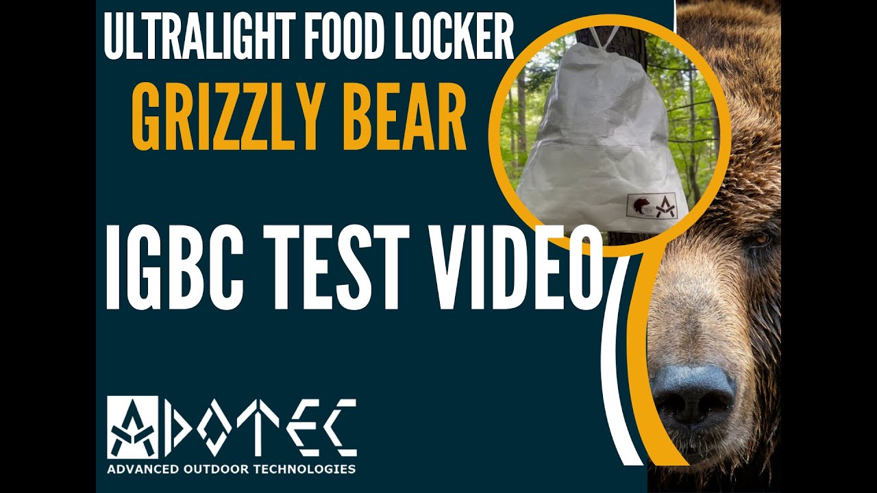 Ultralight Bear Locker: Grizzly Bear || IGBC TEST VIDEO