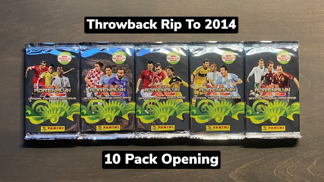 2014 Panini Adrenalyn XL Road To World Cup Brazil 10 Pack Opening - Lovely Throwback Memories!