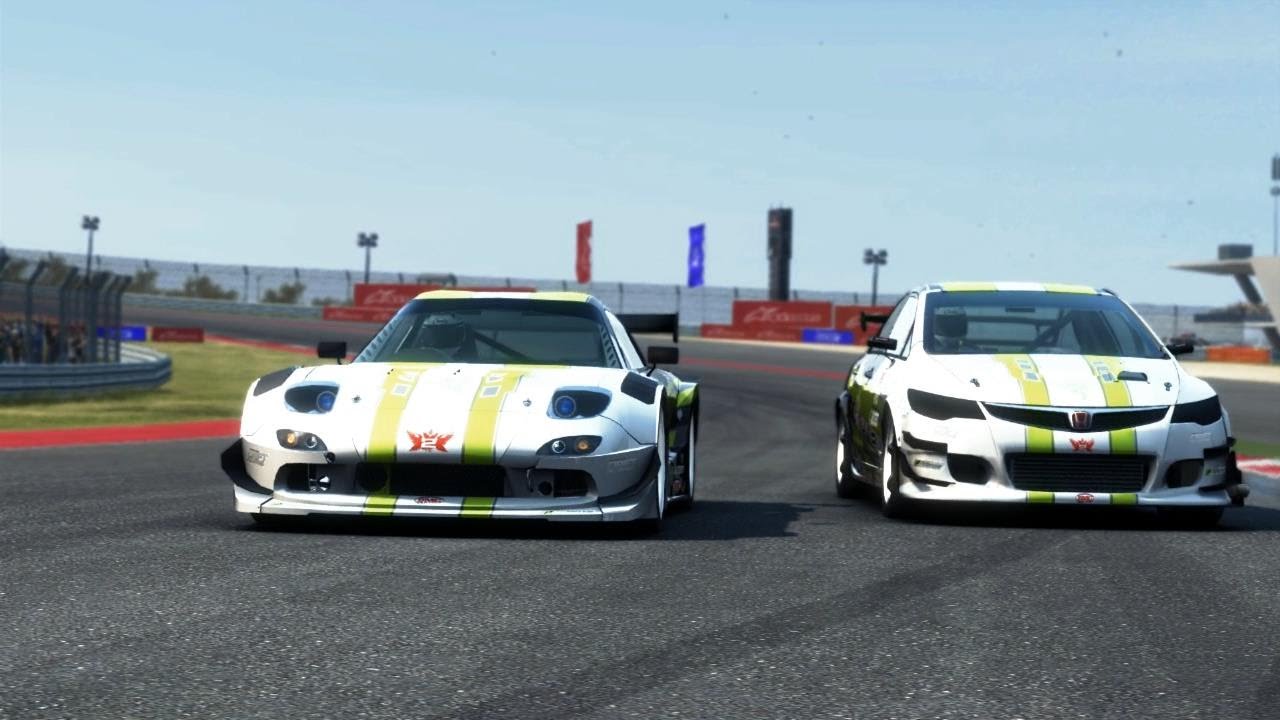 Grid Autosport Multiplayer Duel: Fully Upgraded 5ZIGEN Honda Civic vs Panspeed Mazda RX-7