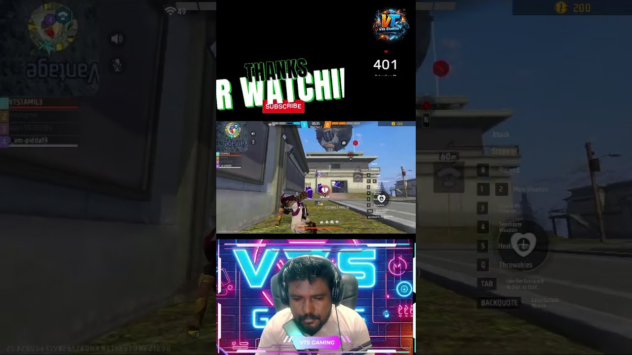 🔥 FREE FIRE MAX LIVE 🔴 | Tamil Rank Push | VTS Gaming Mass Clutch! (Portrait)