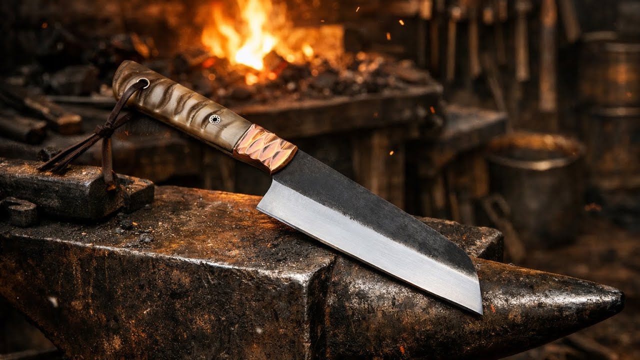 I Made This Insane Handmade Chef Knife – You Won’t Believe the Handle!
