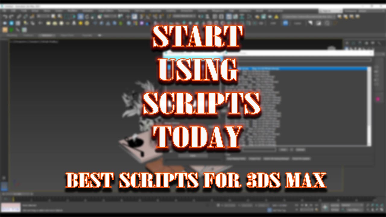 Best Scripts For 3ds Max || Script To be Used In Your Daily Life
