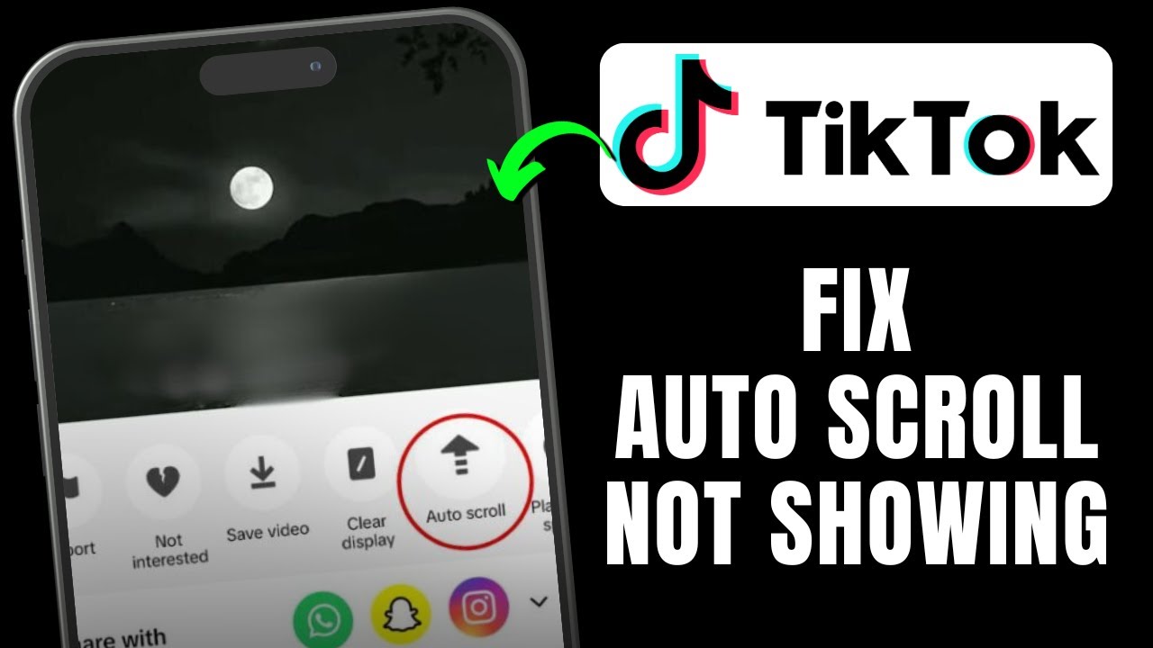 How to Fix Auto Scroll Missing In TikTok 2025