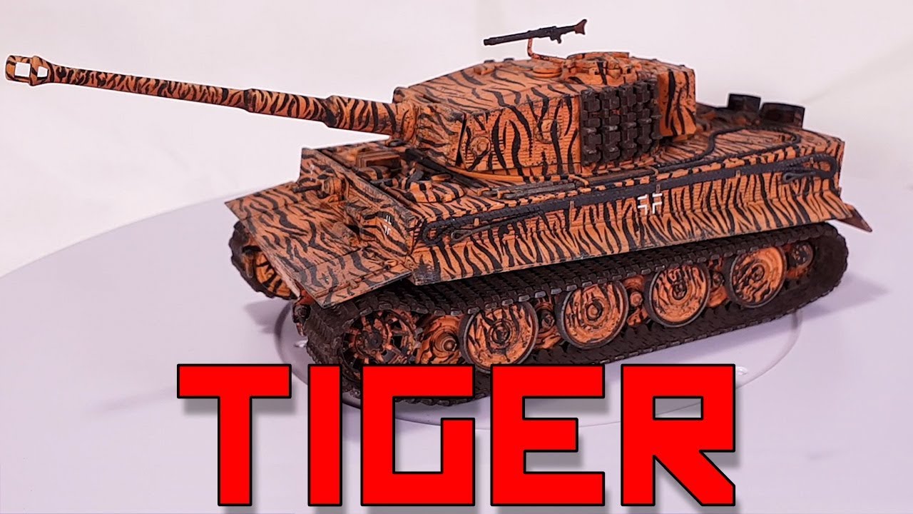 How To Properly Paint A Tiger Tank [28mm]