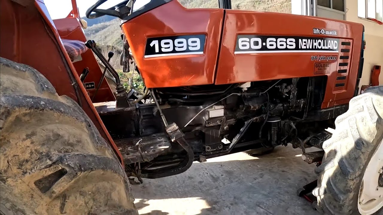 New Holland 6066S Traktör İnceleme / 4x4  Traktör Ön Lastik Tamiri Nasıl Yapılır / Efsane Kara kafa