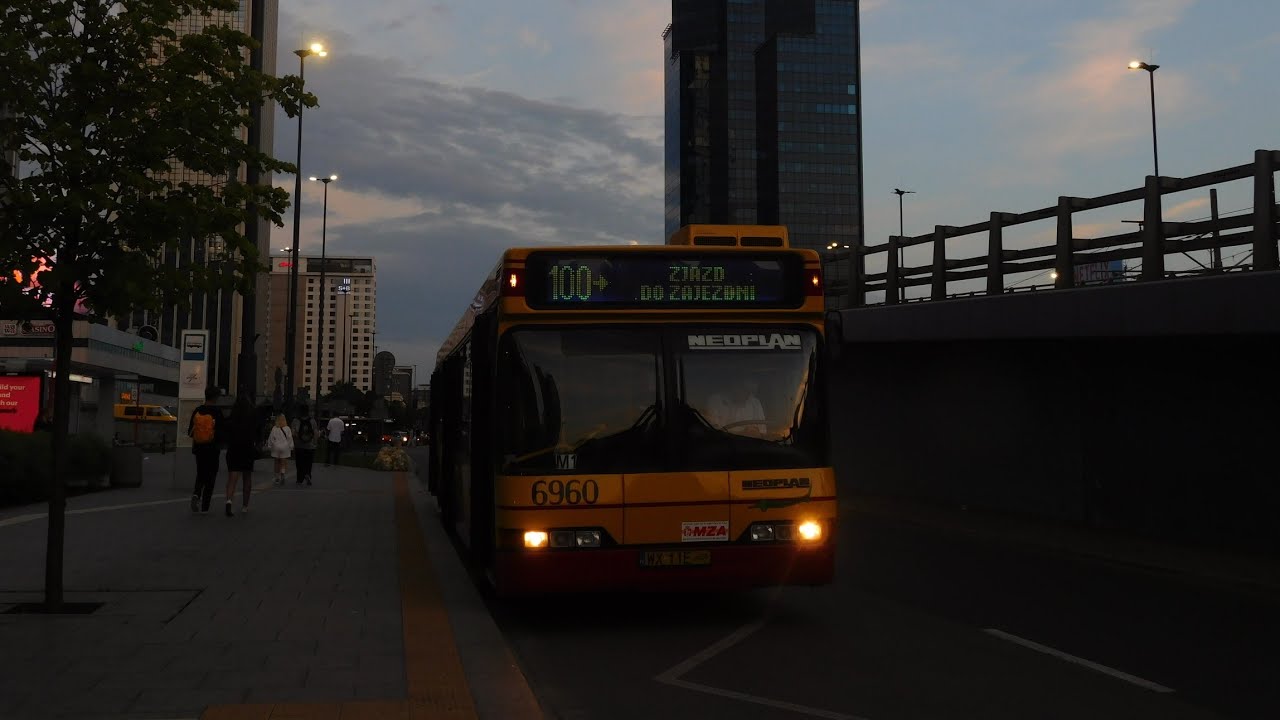 MZA Warszawa - Neoplan N4020TD - (Przejazd, 100)