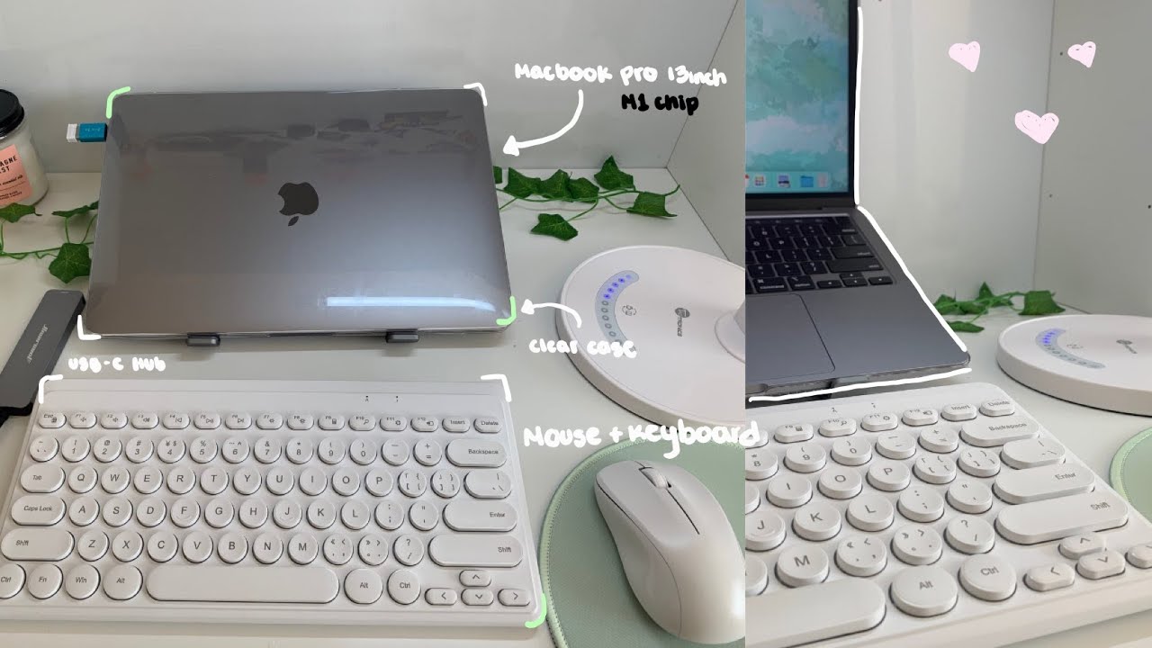 macBook pro m1 unboxing + accessories 🥑