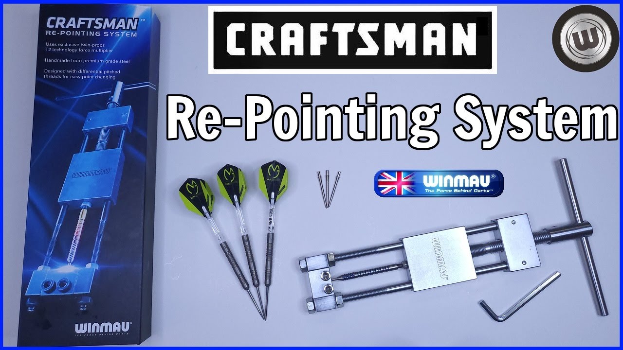 Winmau Craftsman Darts Re-Pointing System - I Got A HUGE Deal