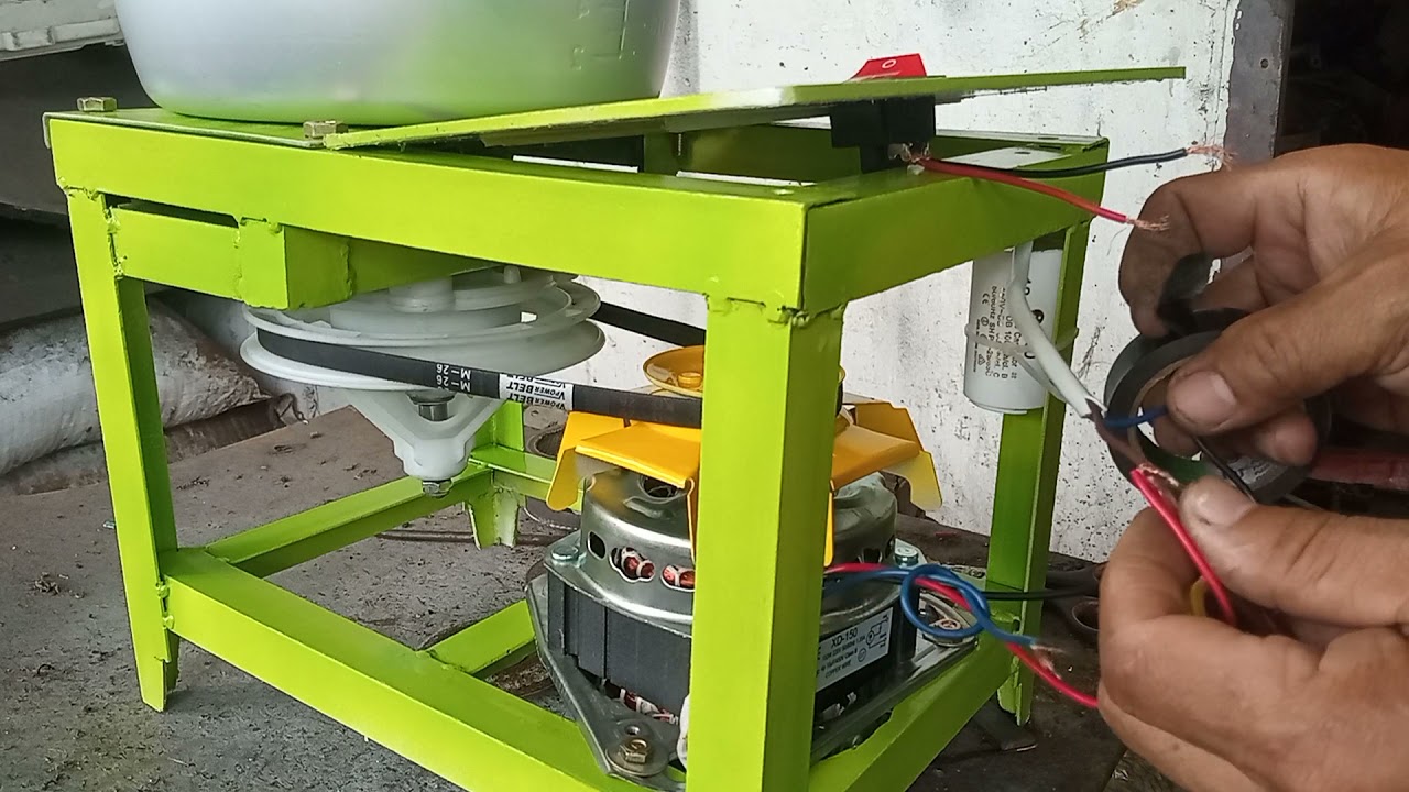 cara sambung kabel mixer rakitan