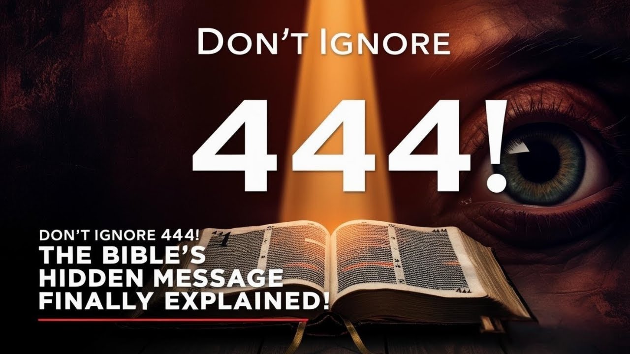 Don’t Ignore 444! The Bible’s Hidden Message Finally Explained!