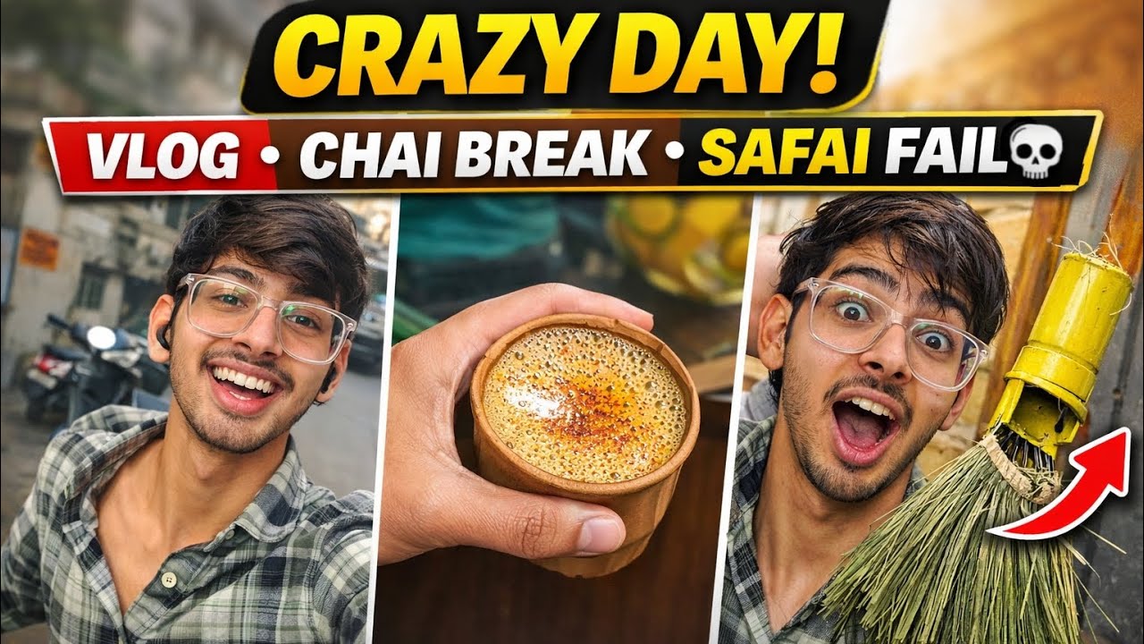 Safai karne gaya tha… system hi tod diya 😭 | Crazy Day Vlog( day -4 )