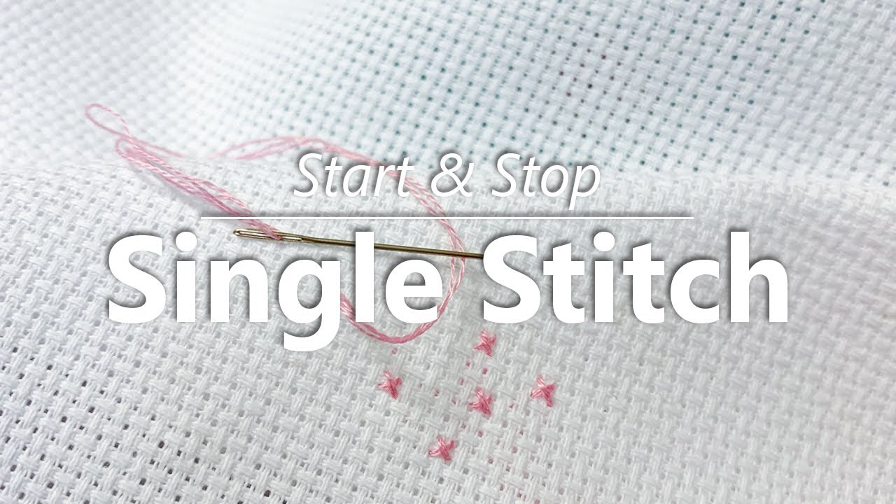 Beginner Cross Stitch: How to Start and Stop Cross Stitch with a Single Stitch | Fat Quarter Shop