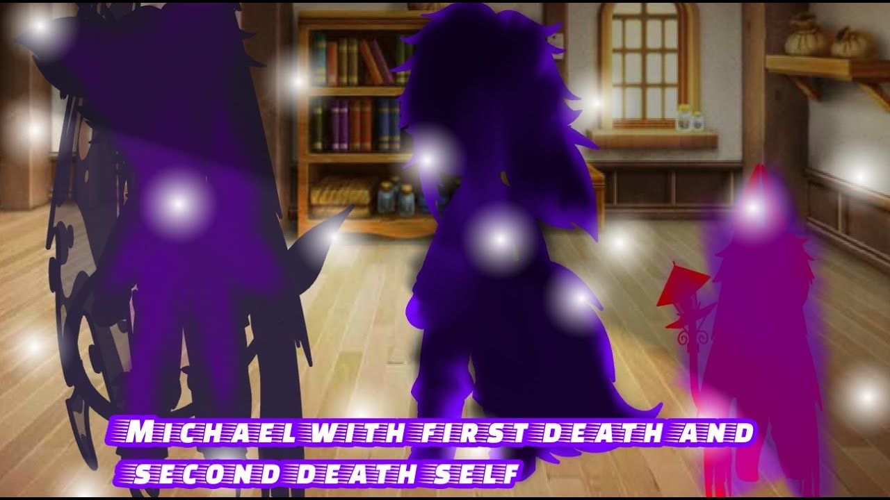 Michael with first death and second death self (My Au)