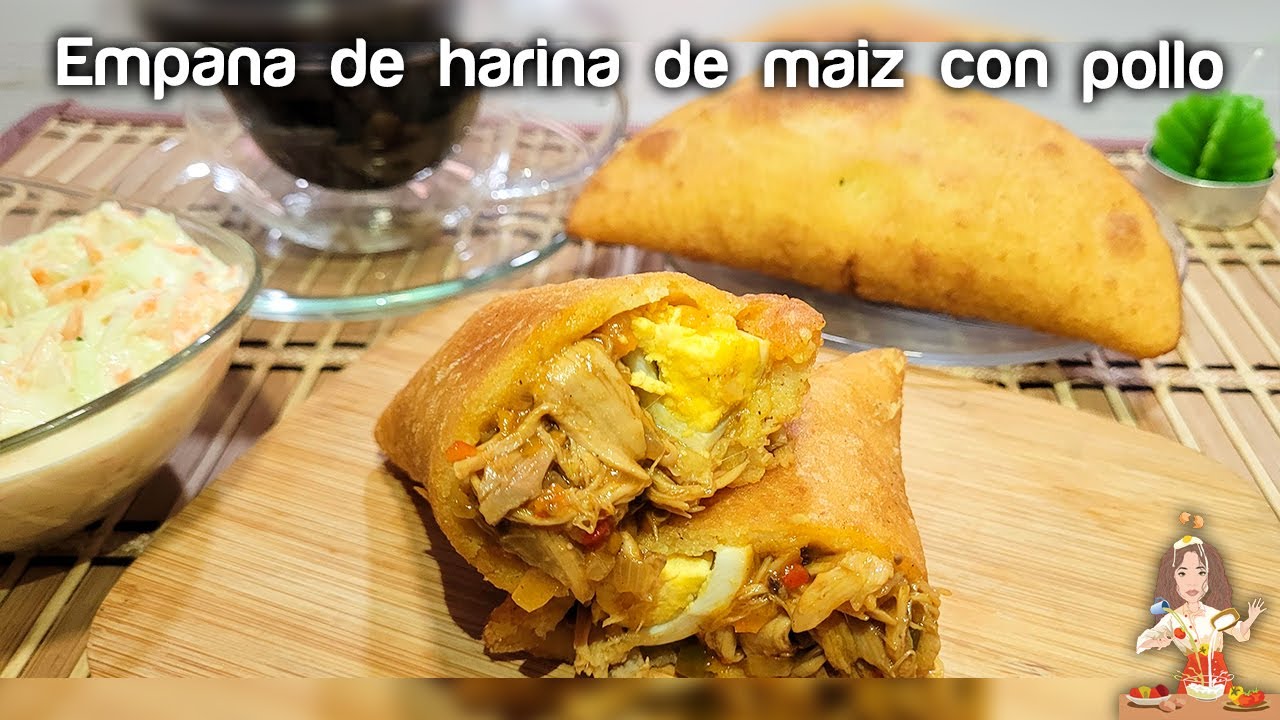 📌Así se prepara una masa perfecta para🥟🥟 EMPANADAS DE HARINA DE MAÍZ 🌽CON POLLO🍗