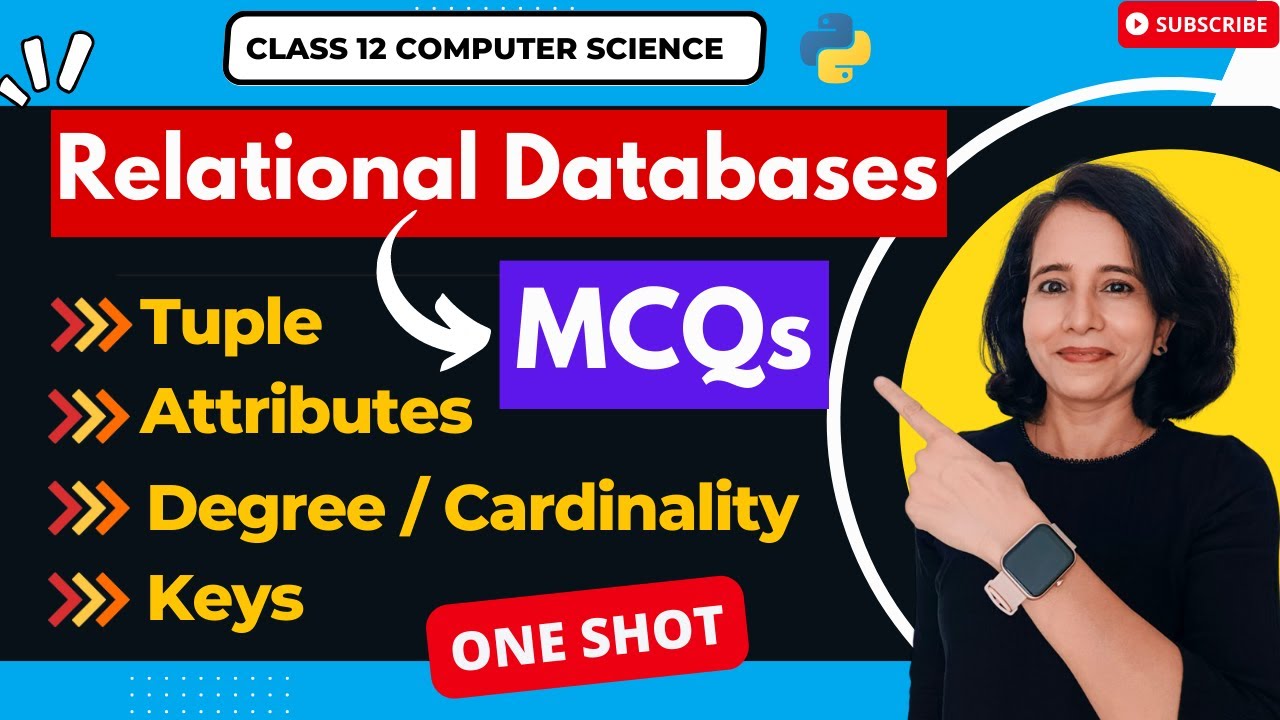 Databases & MySQL - #1 | Class 12 Computer Science | Relational Database🔑