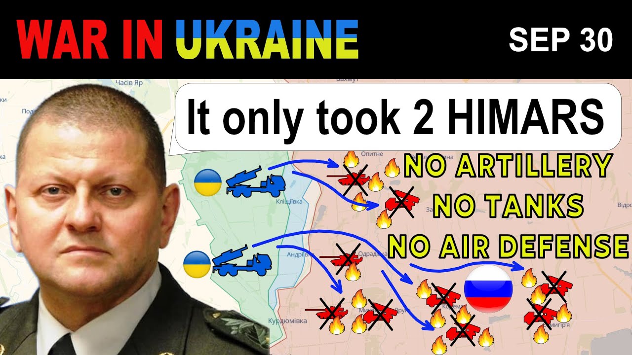 30 Sep: Nice! Ukrainians DESTROY 21 Tanks & Artilleries. WIPE OUT Command Centers with JDAM Bombs