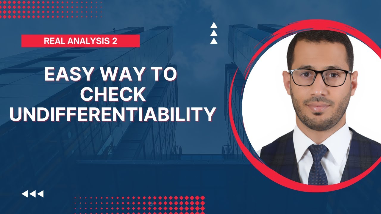Easy way to check undifferentiability