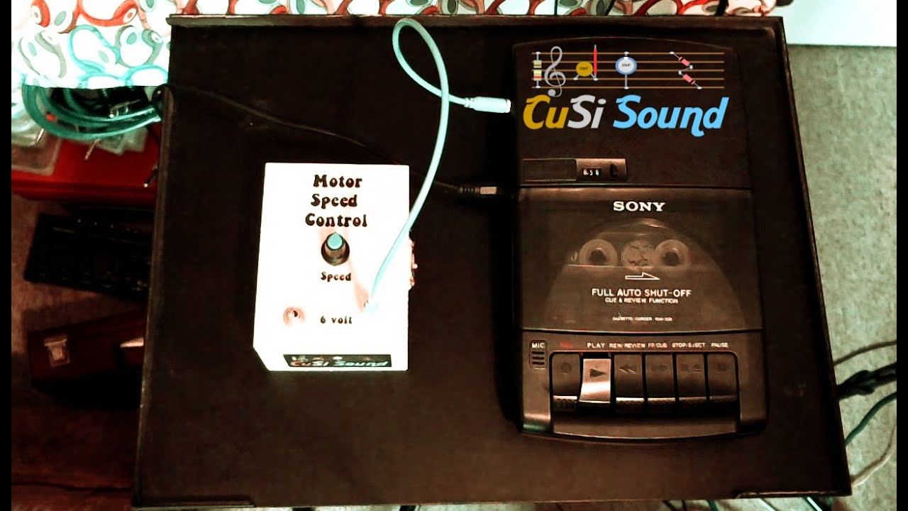 Motor Speed Control For Portable Cassette Recorder